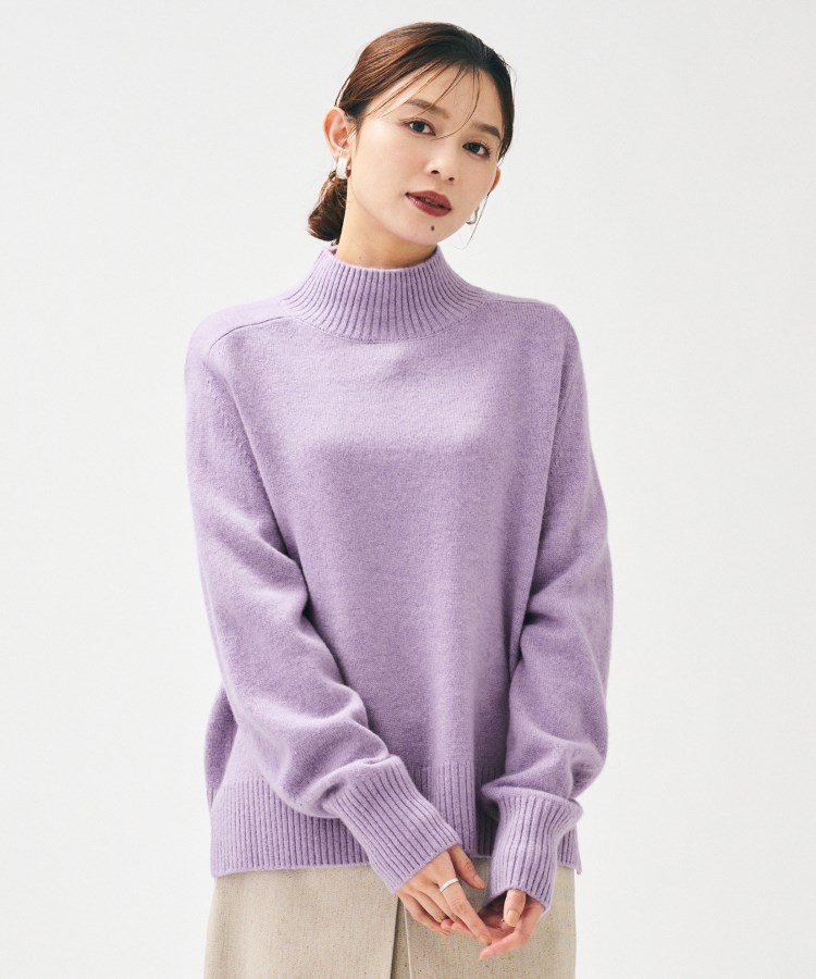 8色展開/洗える】ウールカシミヤ ハイネックニット（ニット/セーター