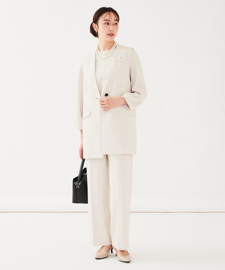 通勤スーツ】ワイドパンツ（フルレングスパンツ） | UNTITLED（アン