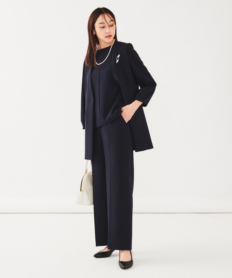 通勤スーツ】ワイドパンツ（フルレングスパンツ） | UNTITLED（アン