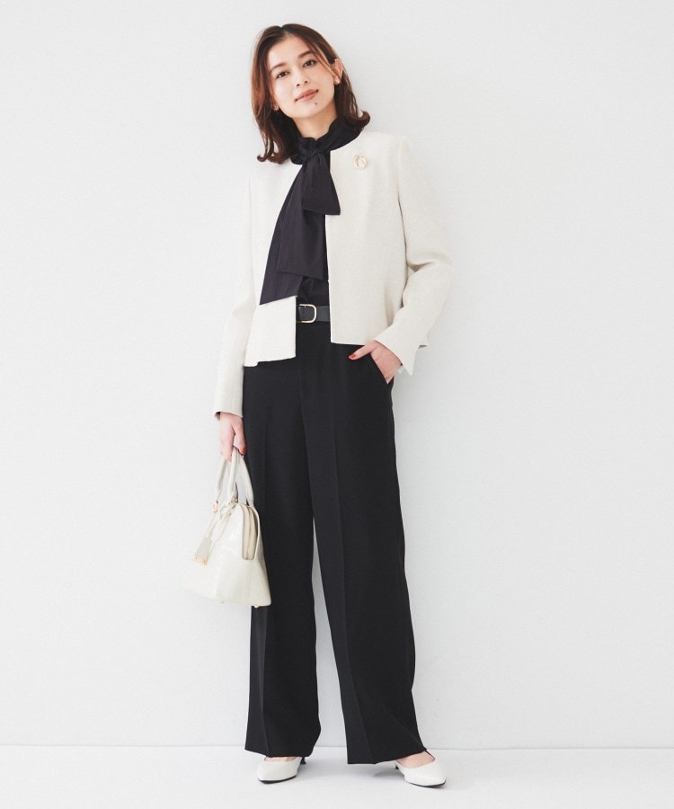通勤スーツ】ワイドパンツ（フルレングスパンツ） | UNTITLED（アン