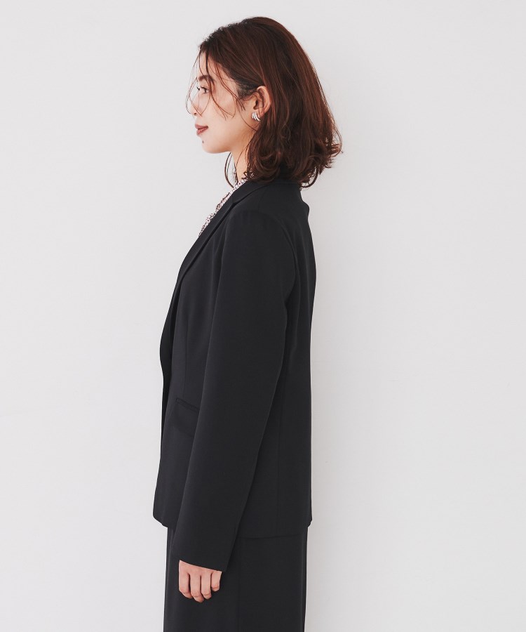 洗える通勤スーツ】レジェールギャバ ストレッチテーラードジャケット