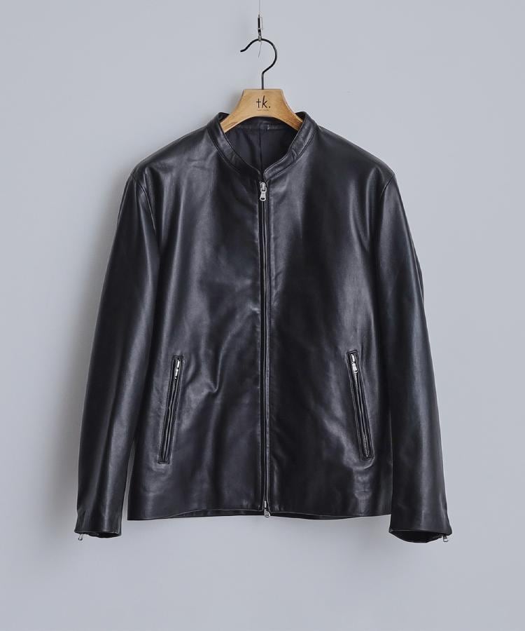 本革】ラムレザーシングルライダース（ブルゾン/ジャンバー） | tk