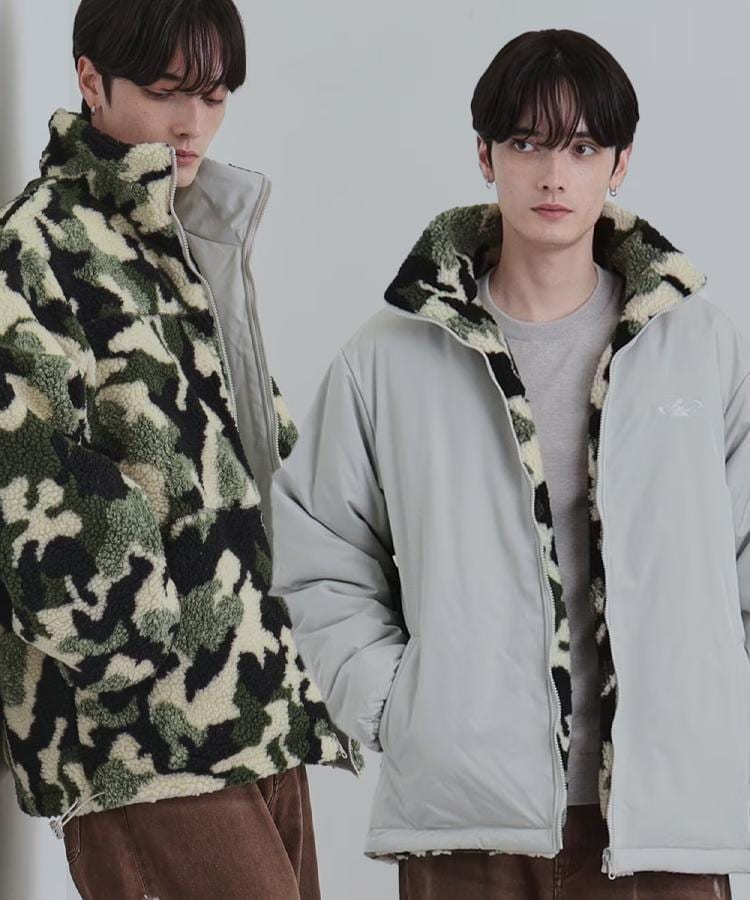 WEB限定】リバーシブルボアブルゾン（ブルゾン/ジャンバー） | tk