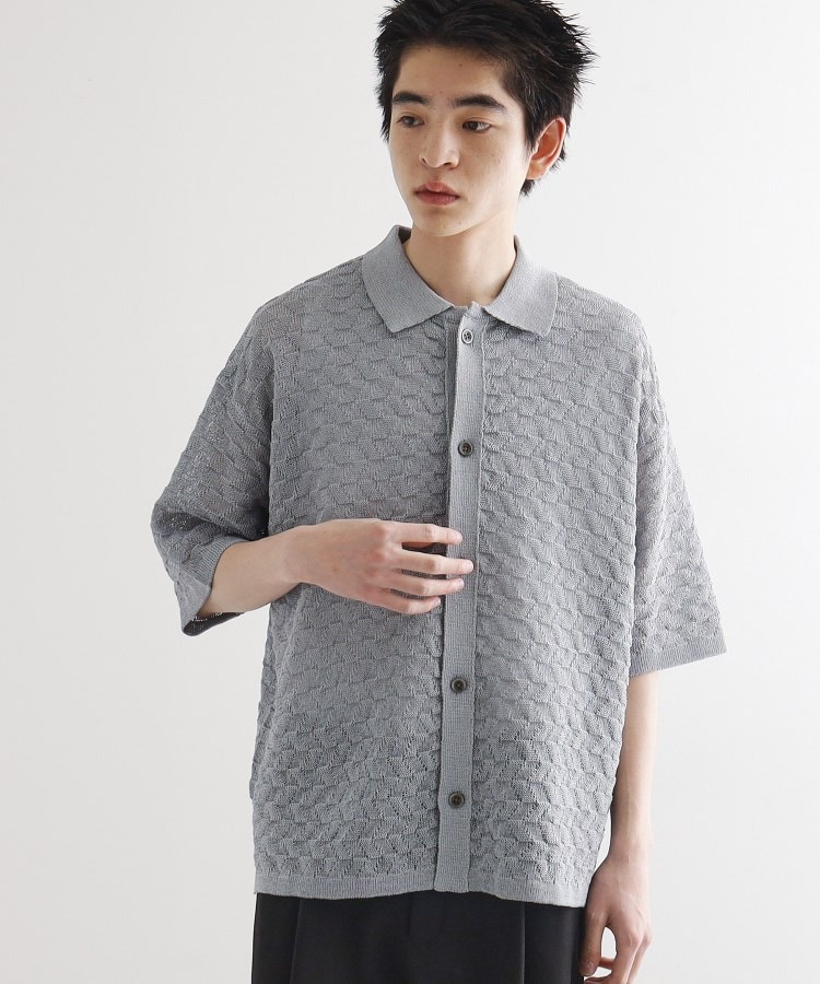 ニットポロカーディガン（カーディガン/ボレロ） | tk.TAKEO KIKUCHI