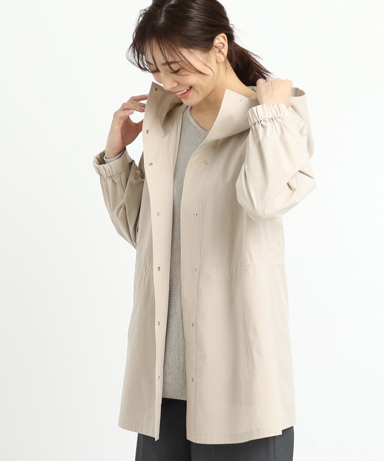 夏SALE／撥水／手洗い可】ライティフーディコート（フーデットコート