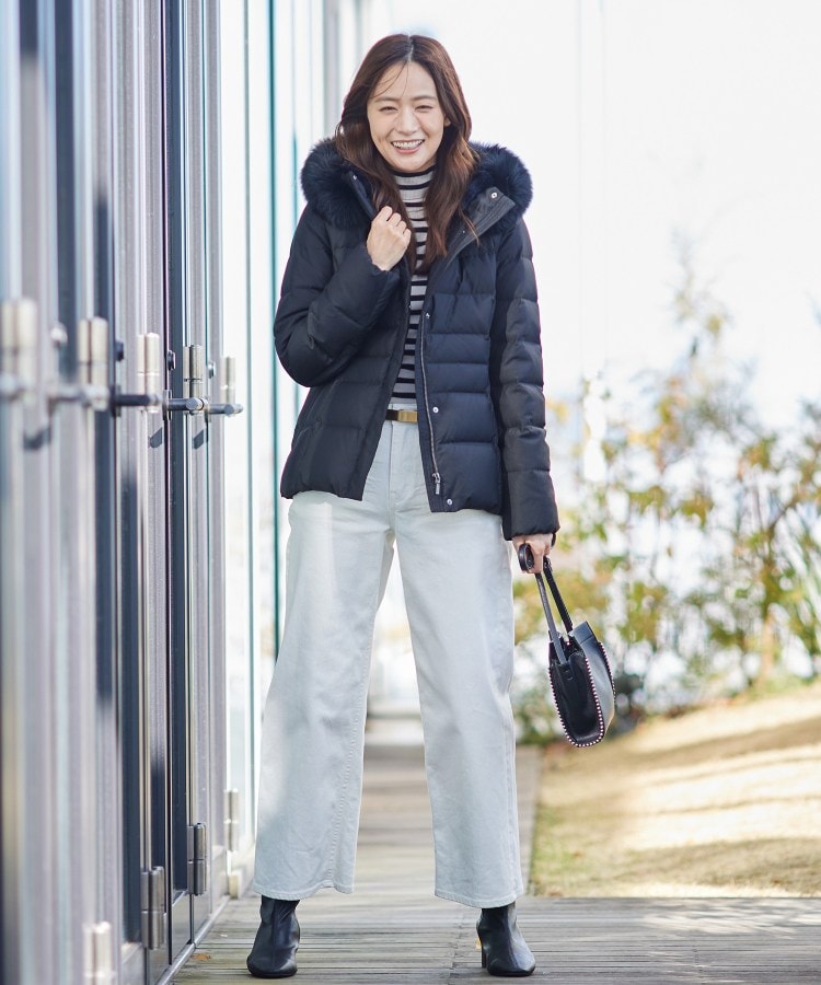 名品／撥水／抗菌防臭】ショート丈リサイクルダウンコート（ダウン