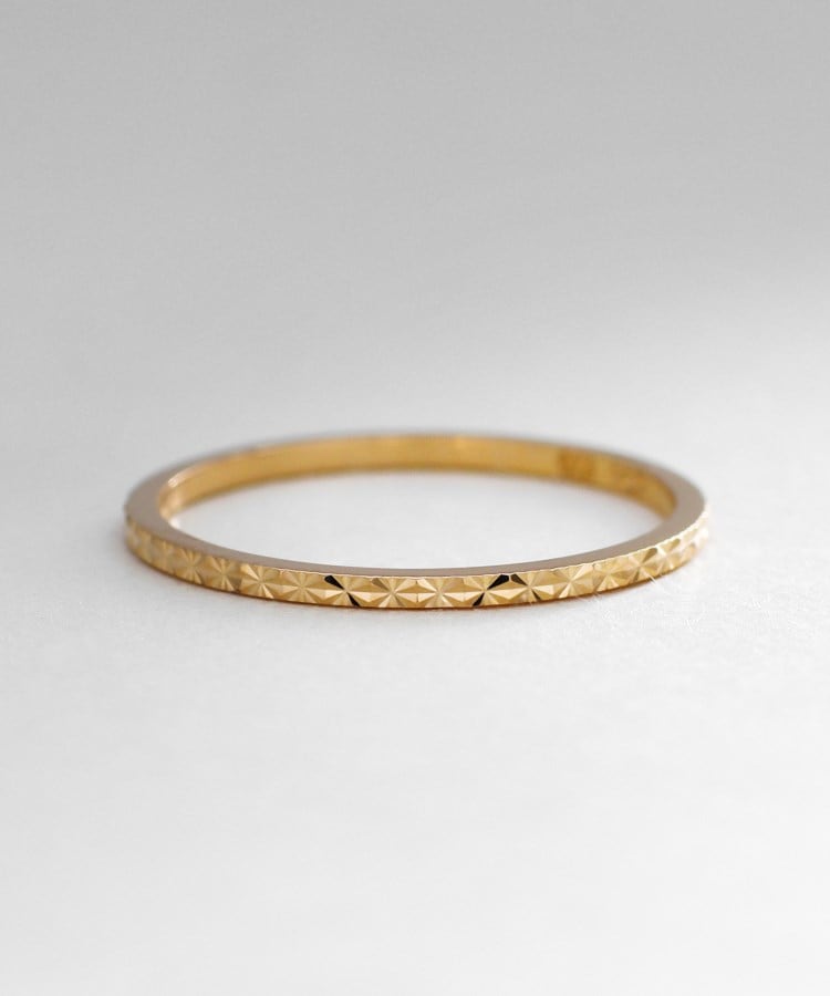 K10カットワーク極光細 リング（リング） | COCOSHNIK（ココシュニック