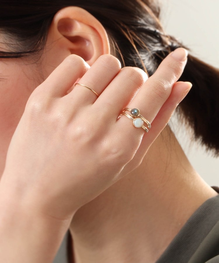 K10オパール ラウンドカボション リング（リング） | COCOSHNIK