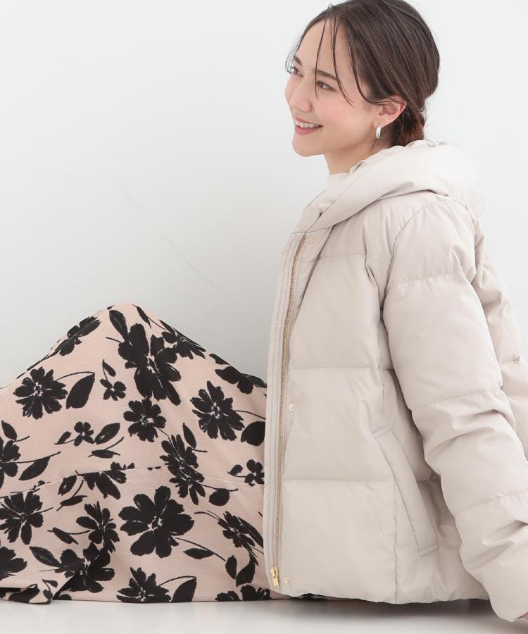 撥水/洗える】ショートフーディーダウン（ダウンジャケット/コート