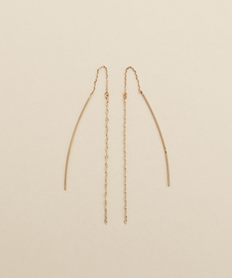 K10アーチバー モーグルチェーンピアス（ピアス） | COCOSHNIK