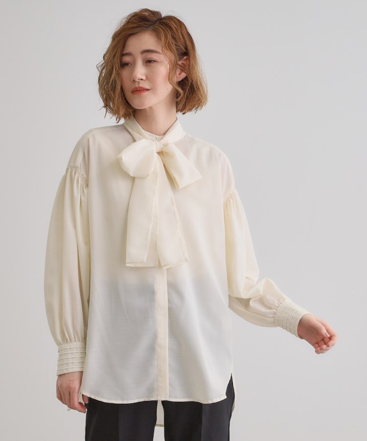 2WAYシアーボウタイブラウス（シャツ・ブラウス） | grove（グローブ