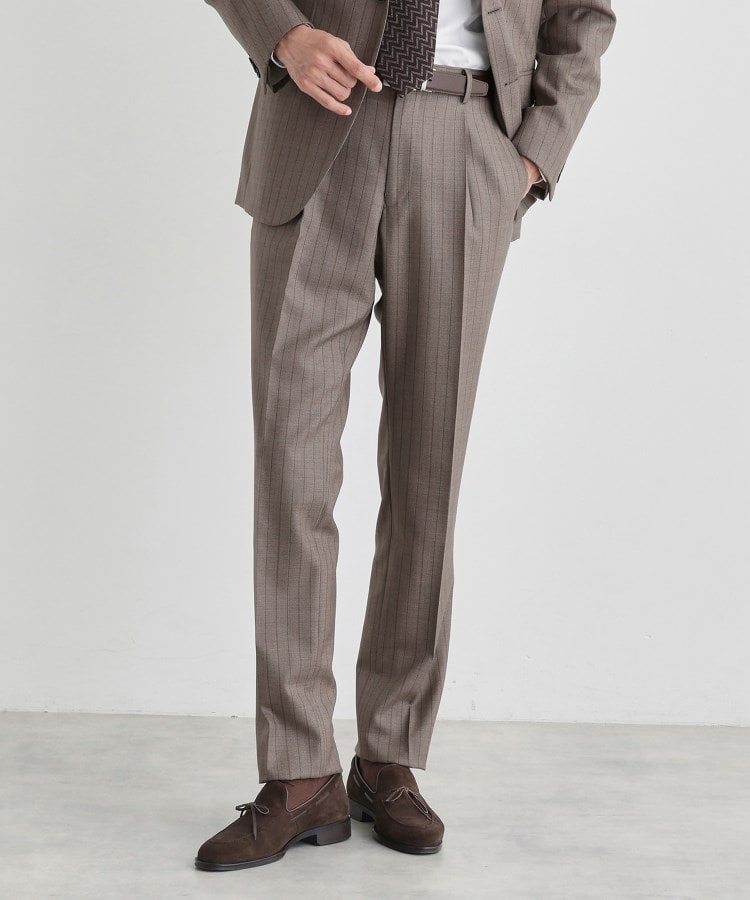 シャークスキン ストライプ スーツ（スーツセット） | TAKEO KIKUCHI