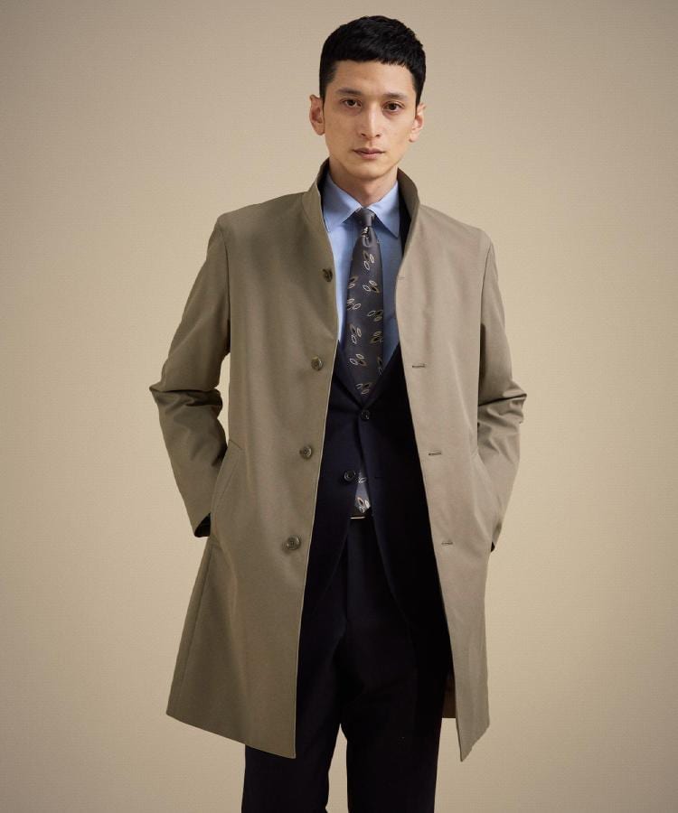 MEN【メンズ】 | スタンドカラーコート通販 | ワールド オンライン