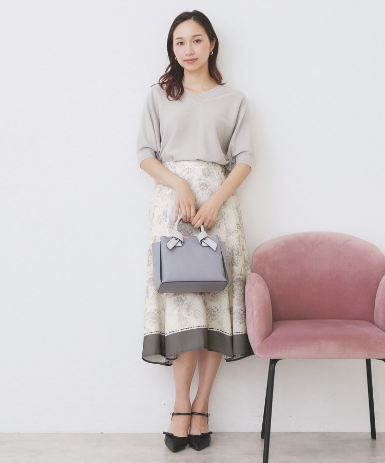 5色展開》前後2WAY ドルマンスリーブニット【UVケア/抗ピル/洗濯機洗い