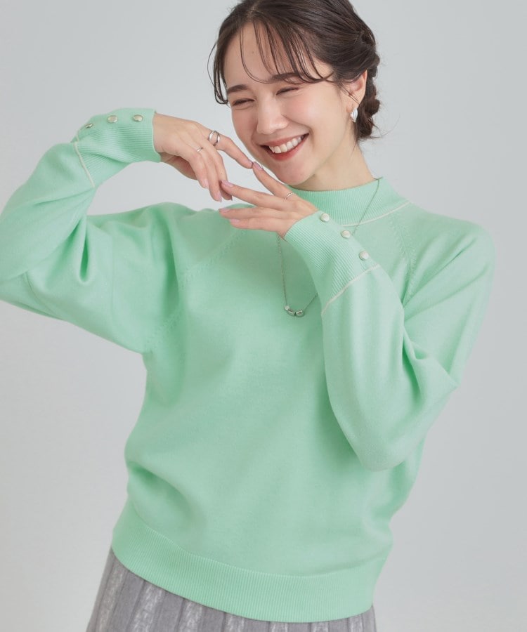 洗濯機可/吸湿発熱】チクチクしにくいもちもちハイネックニット