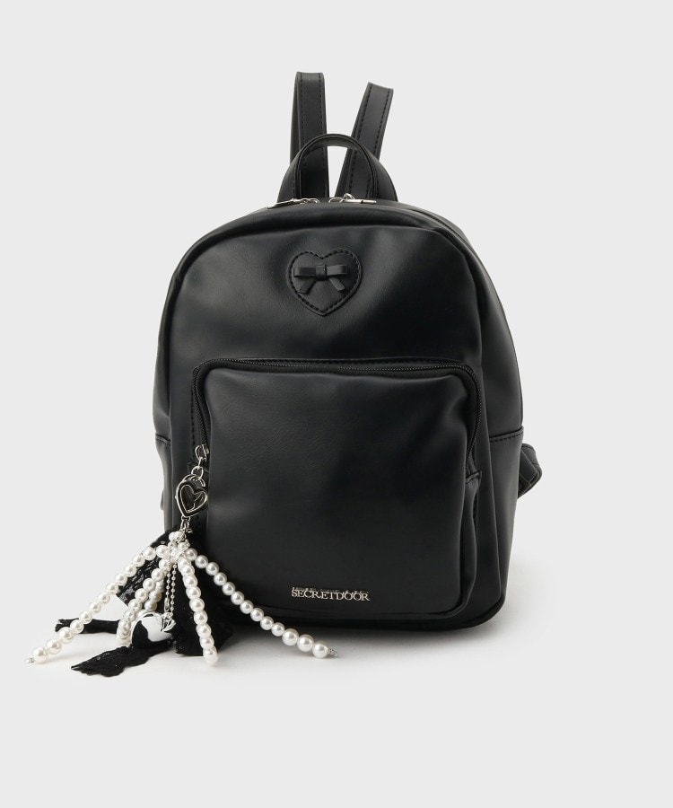 チャーム付きハートモチーフリュック（リュック） | Ober Tashe