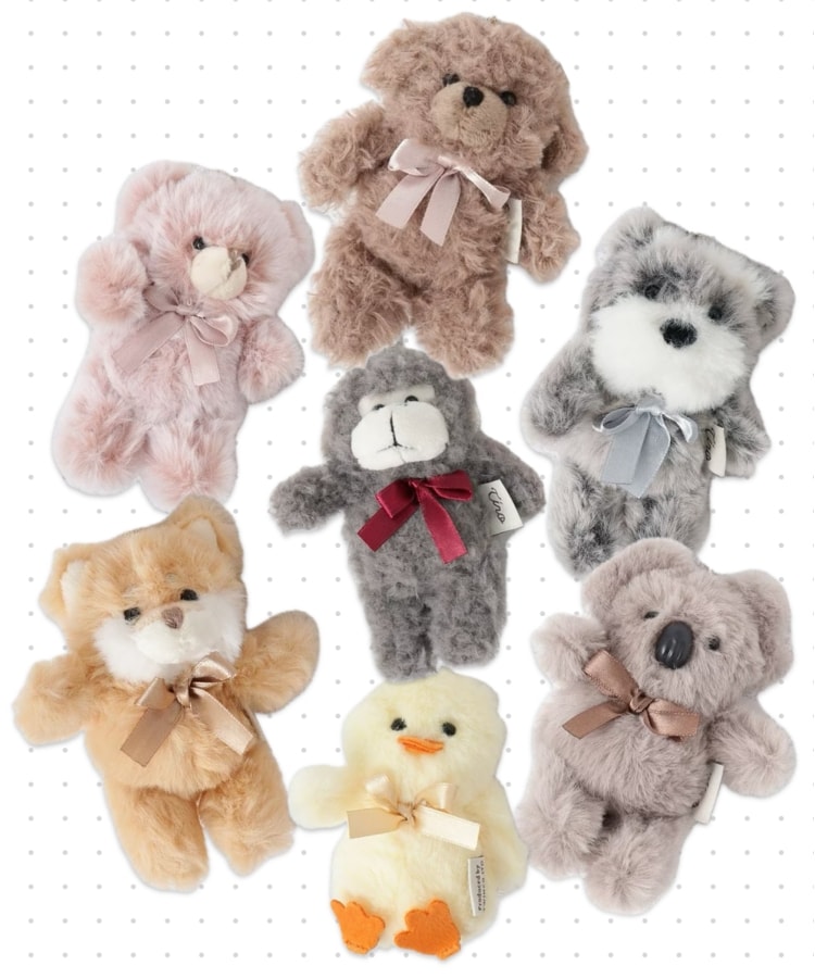 アニマルマスコットキーホルダー（キーケース・キーホルダー・チャーム