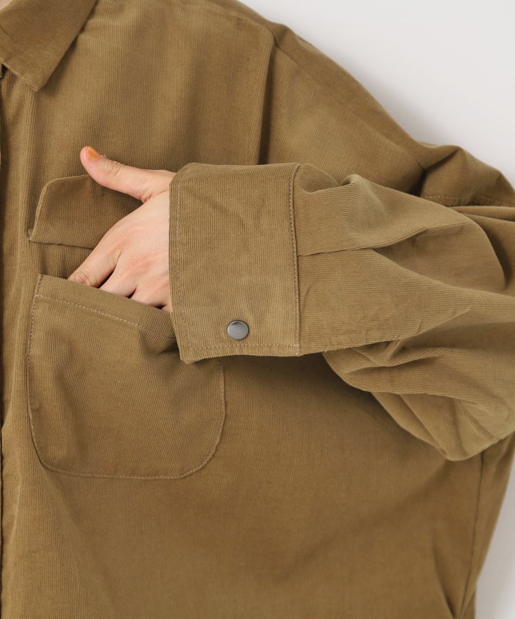 コーデュロイビックシルエットシャツ（シャツ・ブラウス） | ZAMPA