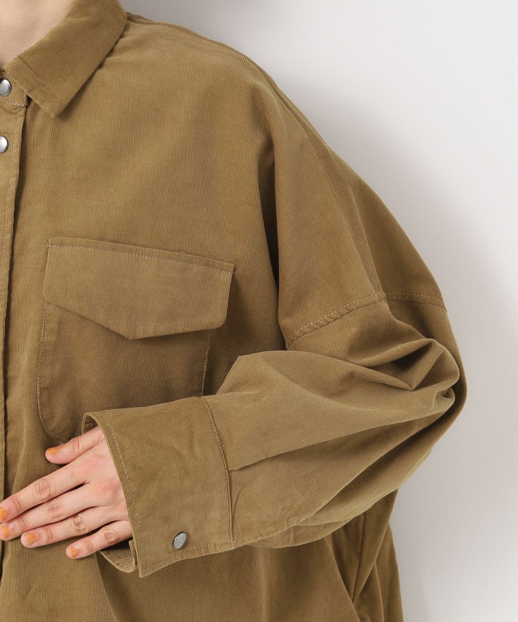 コーデュロイビックシルエットシャツ（シャツ・ブラウス） | ZAMPA