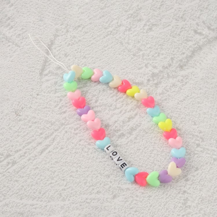 カラフルビーズスマホストラップ（ストラップ・周辺機器） | Grandedge