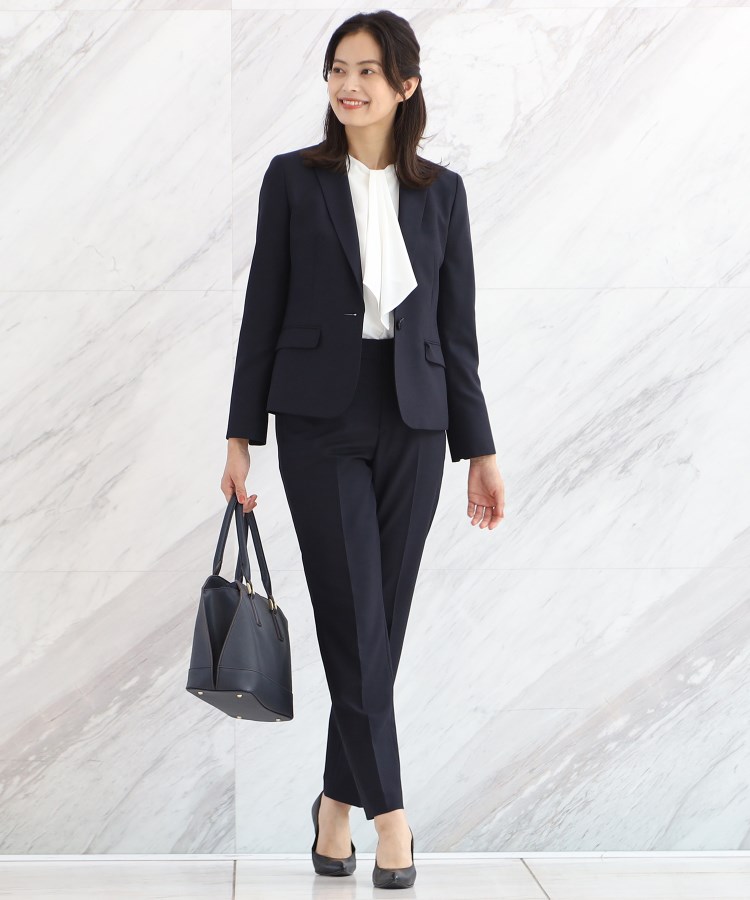 XS~6L】ノータックテーパードパンツ【セットアップ着用可