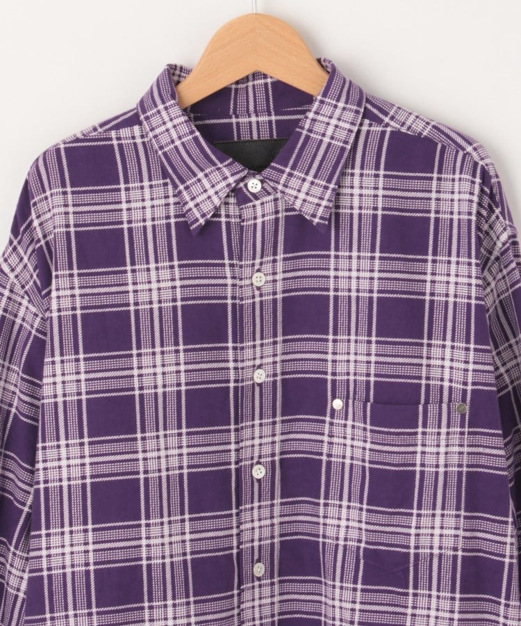 The Letters（レターズ） 胸ポケットチェックシャツ（カジュアルシャツ