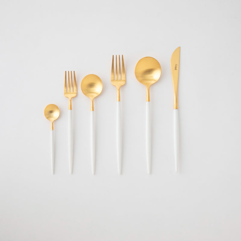 Cutipol(クチポール) ゴア ホワイト×ゴールド デザート4本ギフトセット