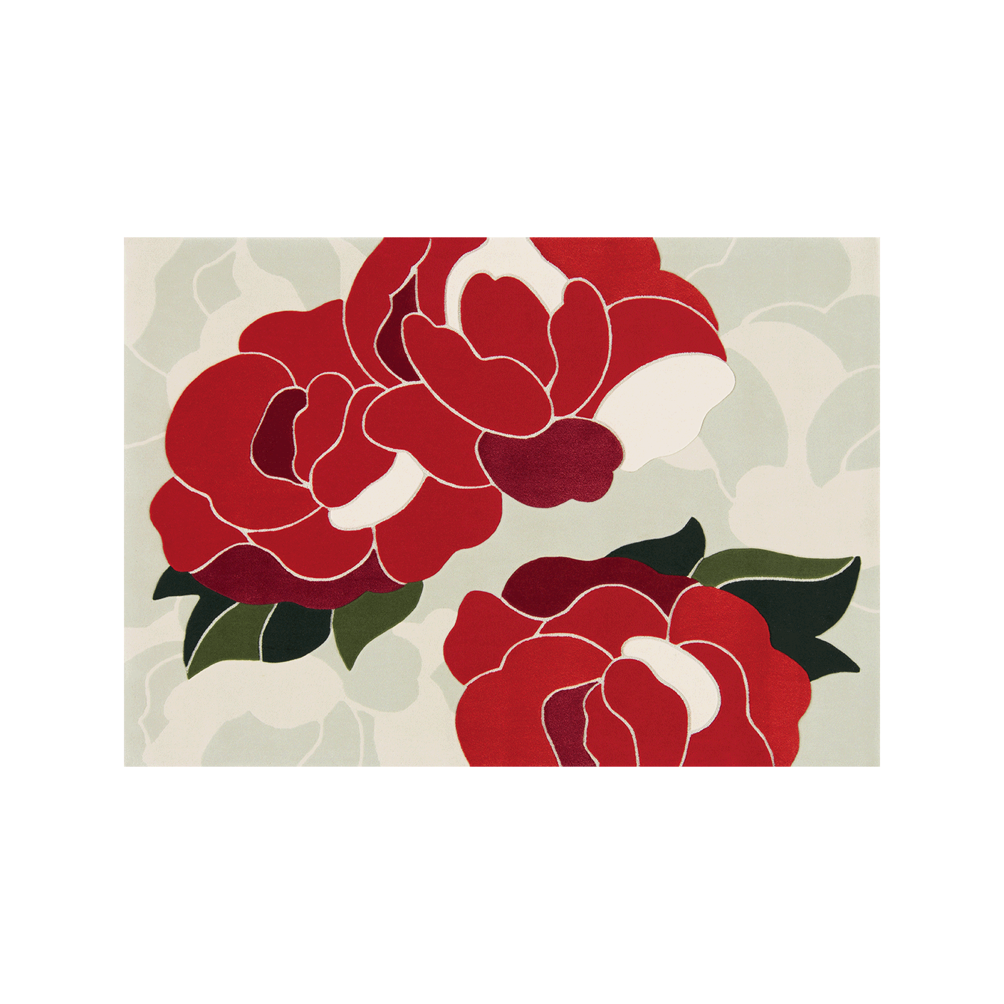 牡丹（M） ｜ 山形緞通｜オンラインストア