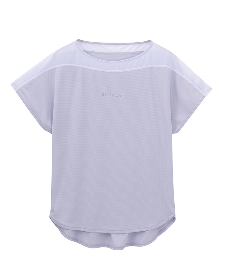 SUKALA】アクティブシアーカラーTee(M・Lサイズ ライトベージュ