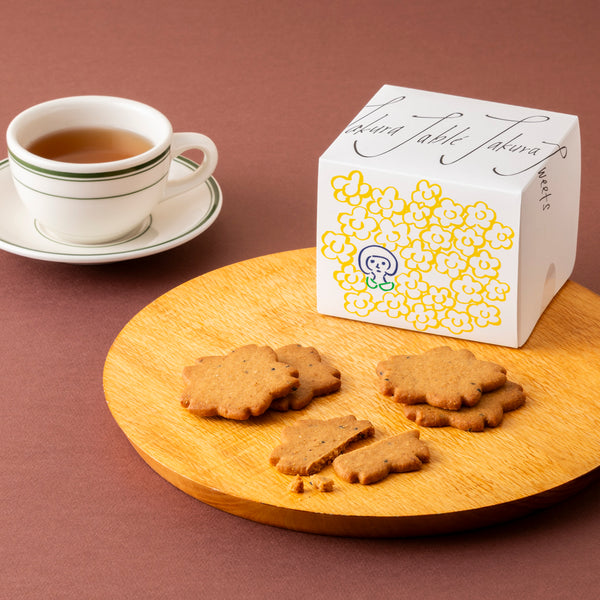 花咲くイチジクとゴマのサブレ5枚入り」（サブレ・クッキー）