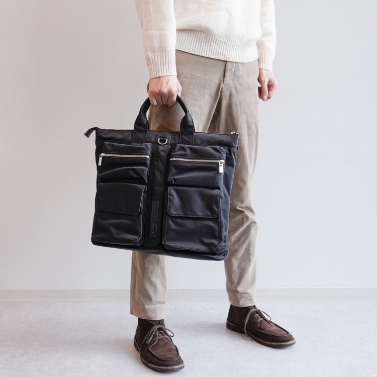 Orobianco／オロビアンコ タッティカ トートバッグ A4ファイル対応