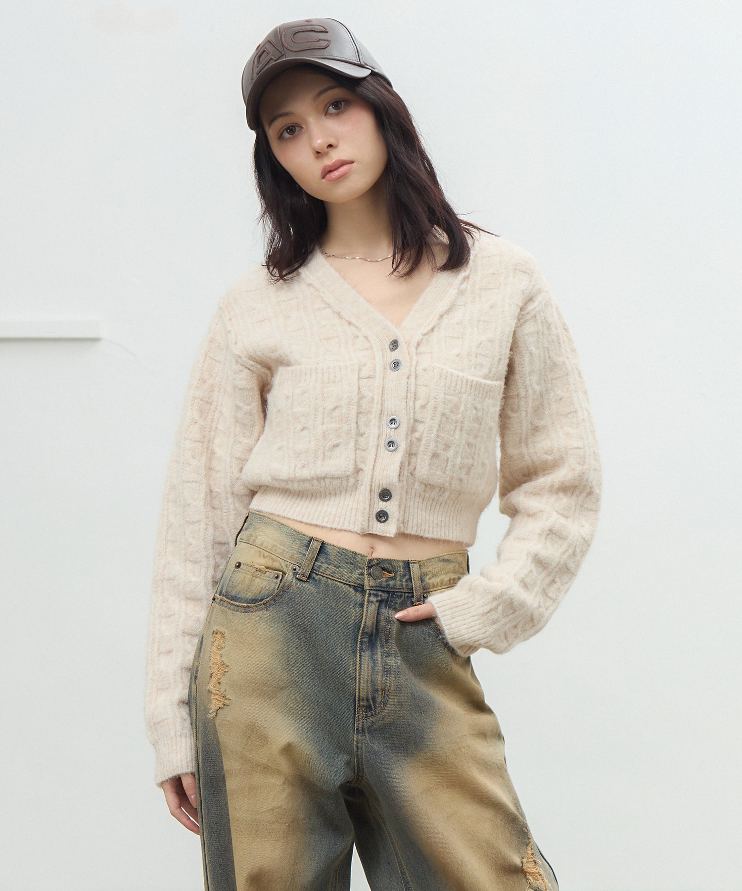 ベーシックニットカーディガン｜ACLENT（アクレント）