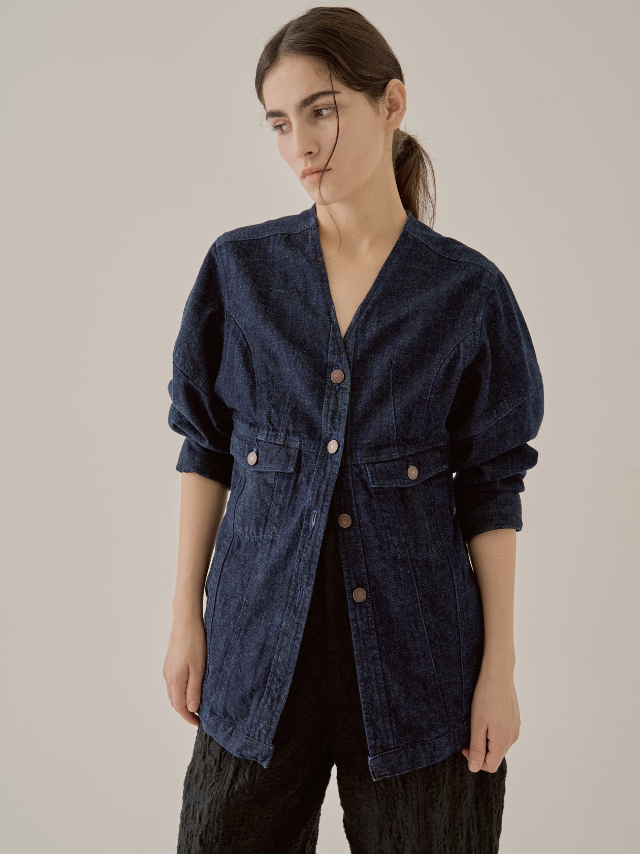 Helene denim jacket NV *Exclusive Color | AKIRANAKA ONLINESTORE