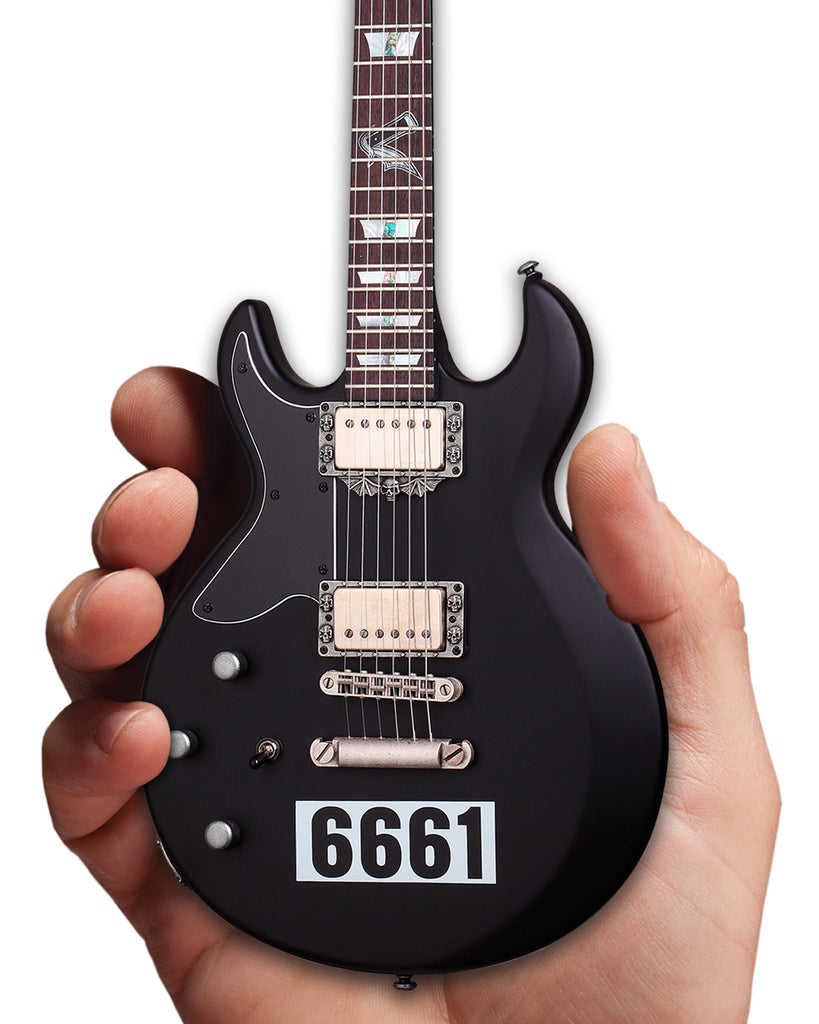 Officially Licensed Zacky Vengeance Satin Black 6661 Schecter Mini