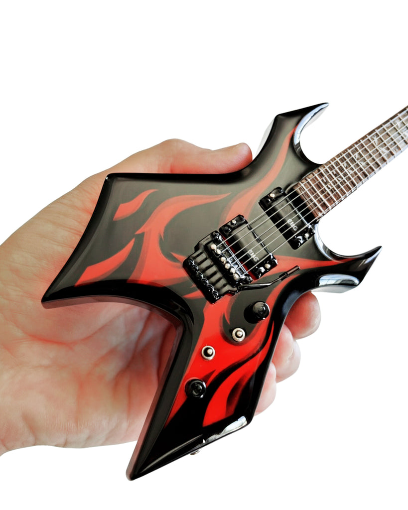 Official B.C. Rich® Kerry King Flame Wartribe Warlock® Mini Guitar