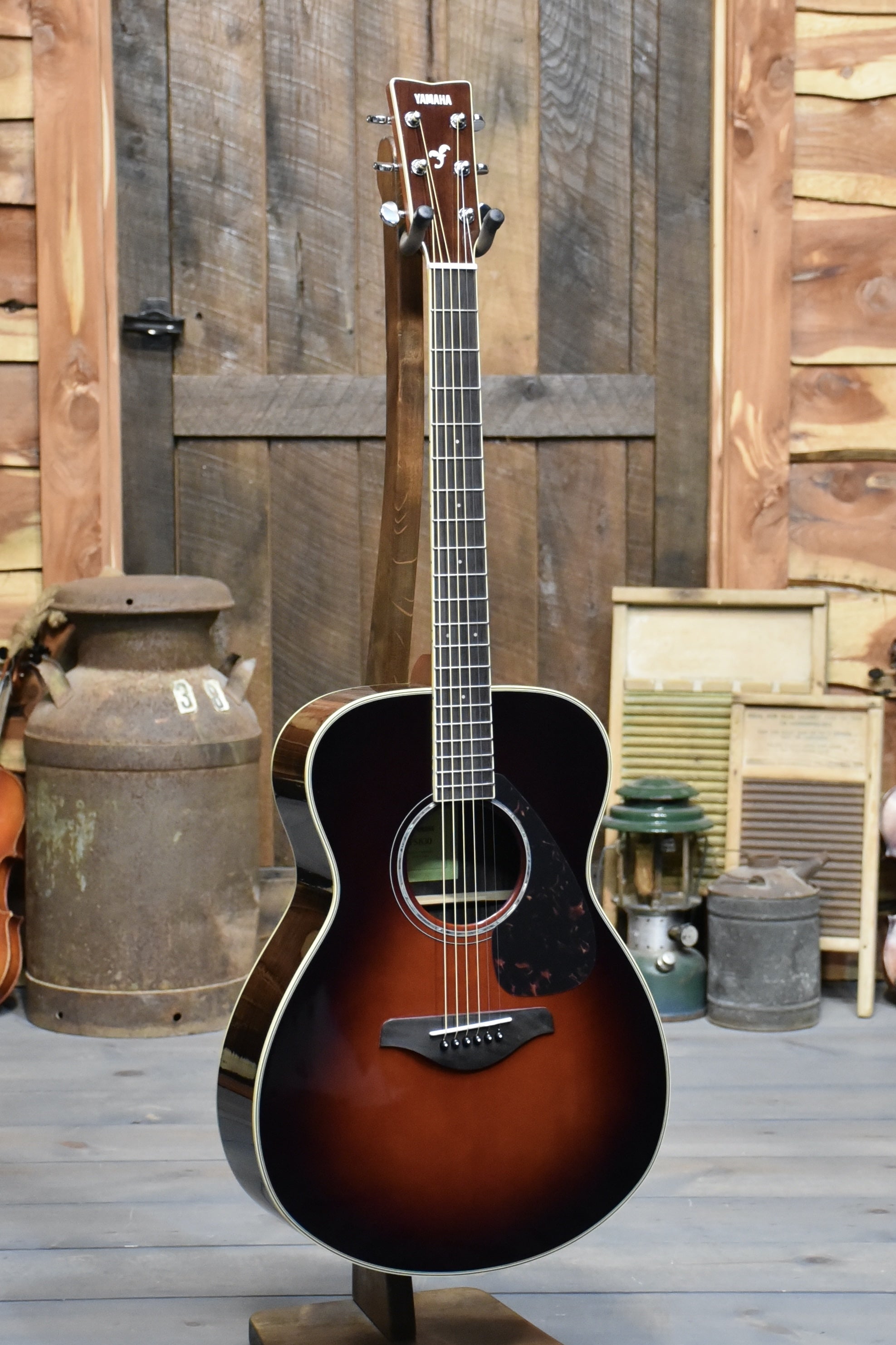 Yamaha FS830 TBS Small Body Acoustic Guitar - Tobacco Sunburst