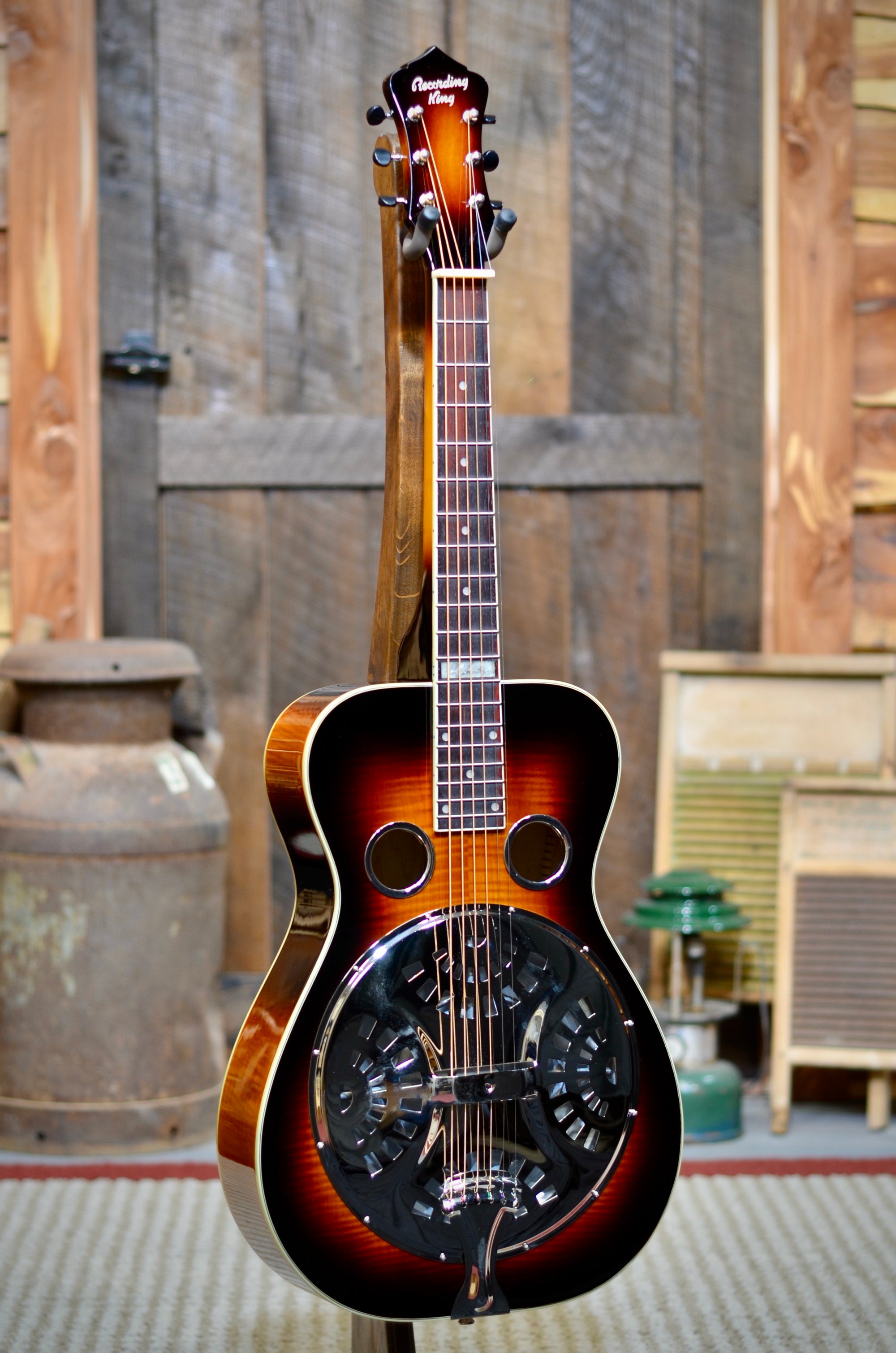 Pre-Owned Recording King Phil Leadbetter Signature Maple Resonator