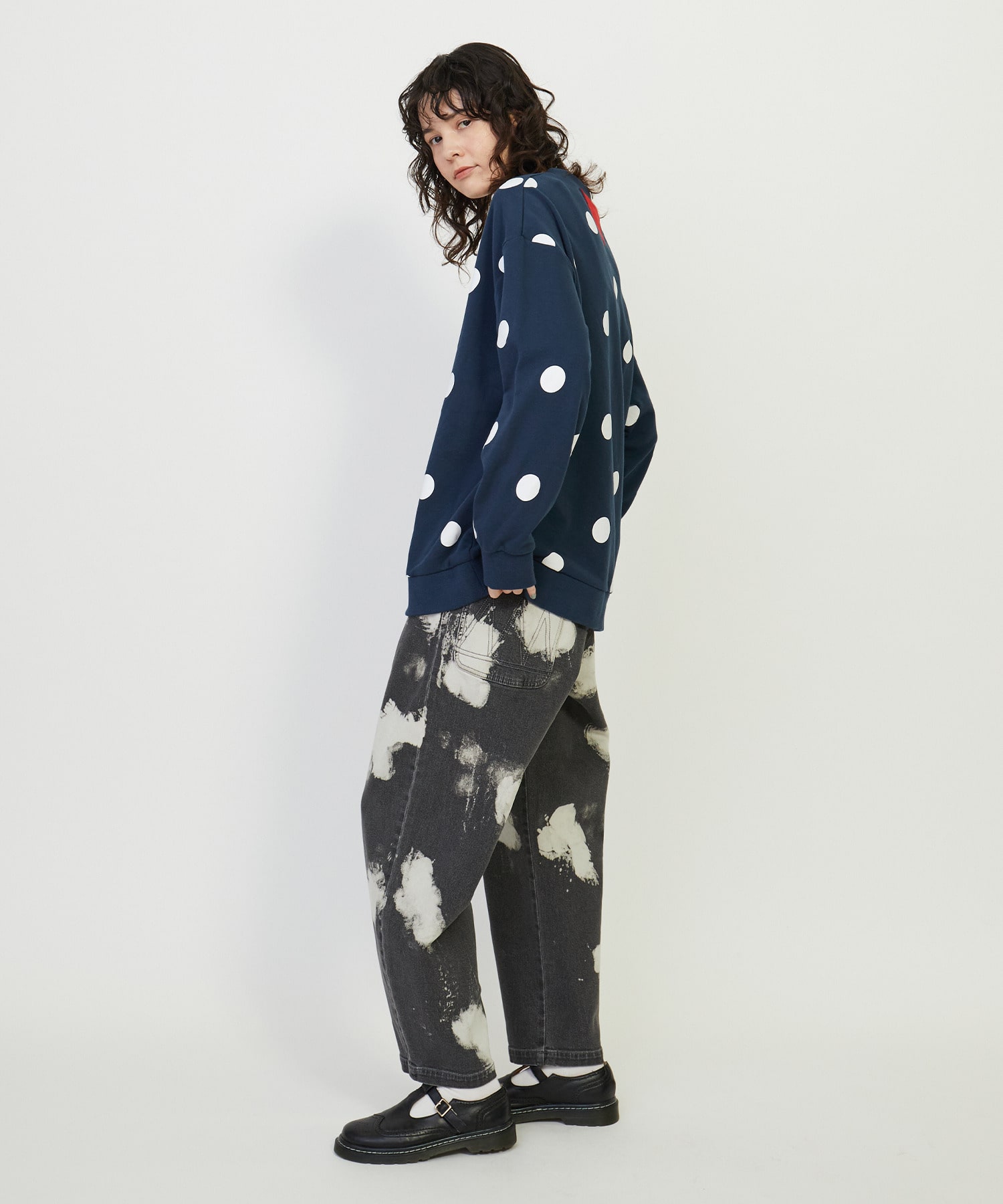 フラフェス ブリーチ加工デニム パンツ｜BIGI online store - ビギ