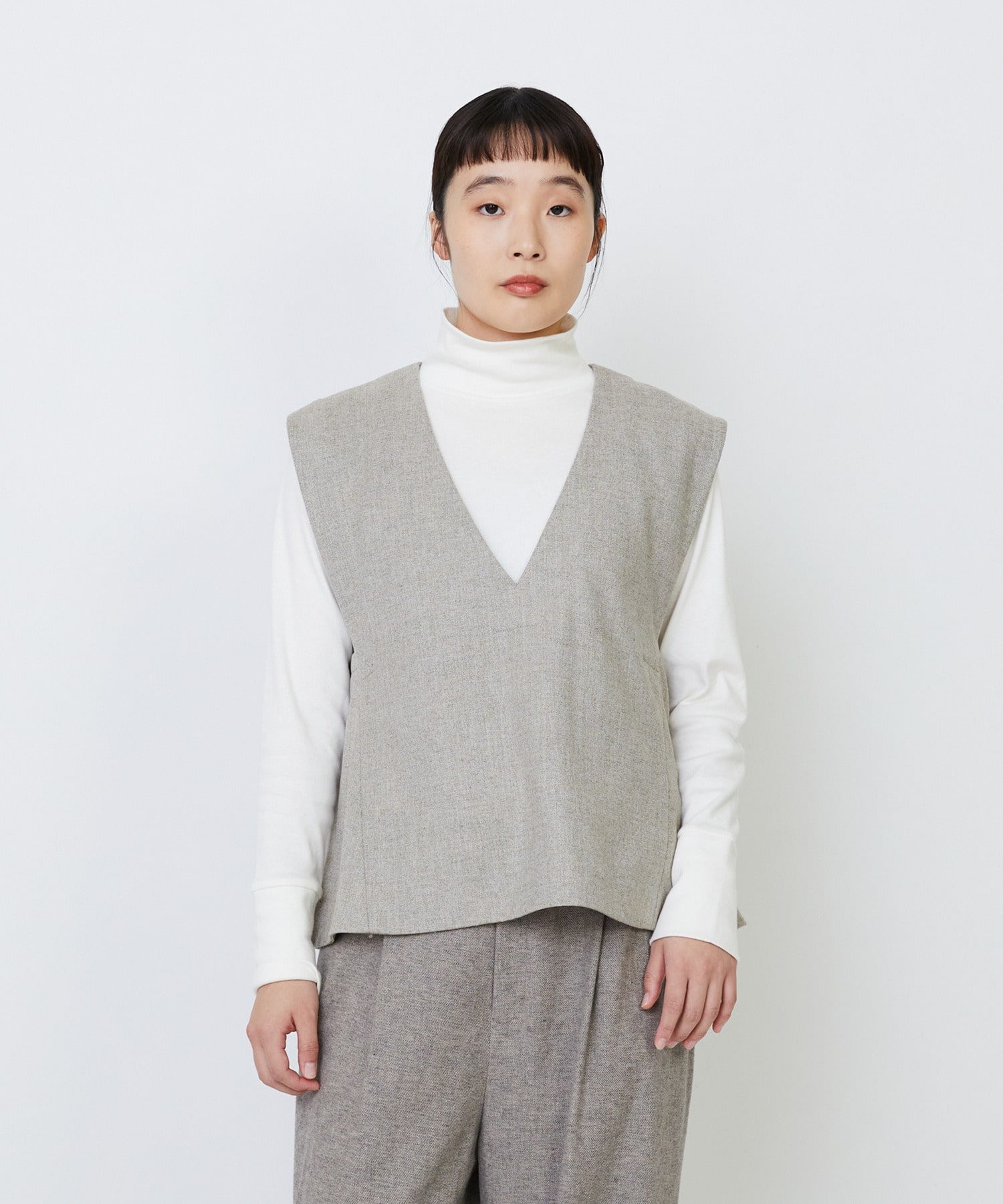 クラシカルツイードAラインベスト｜BIGI online store - ビギ