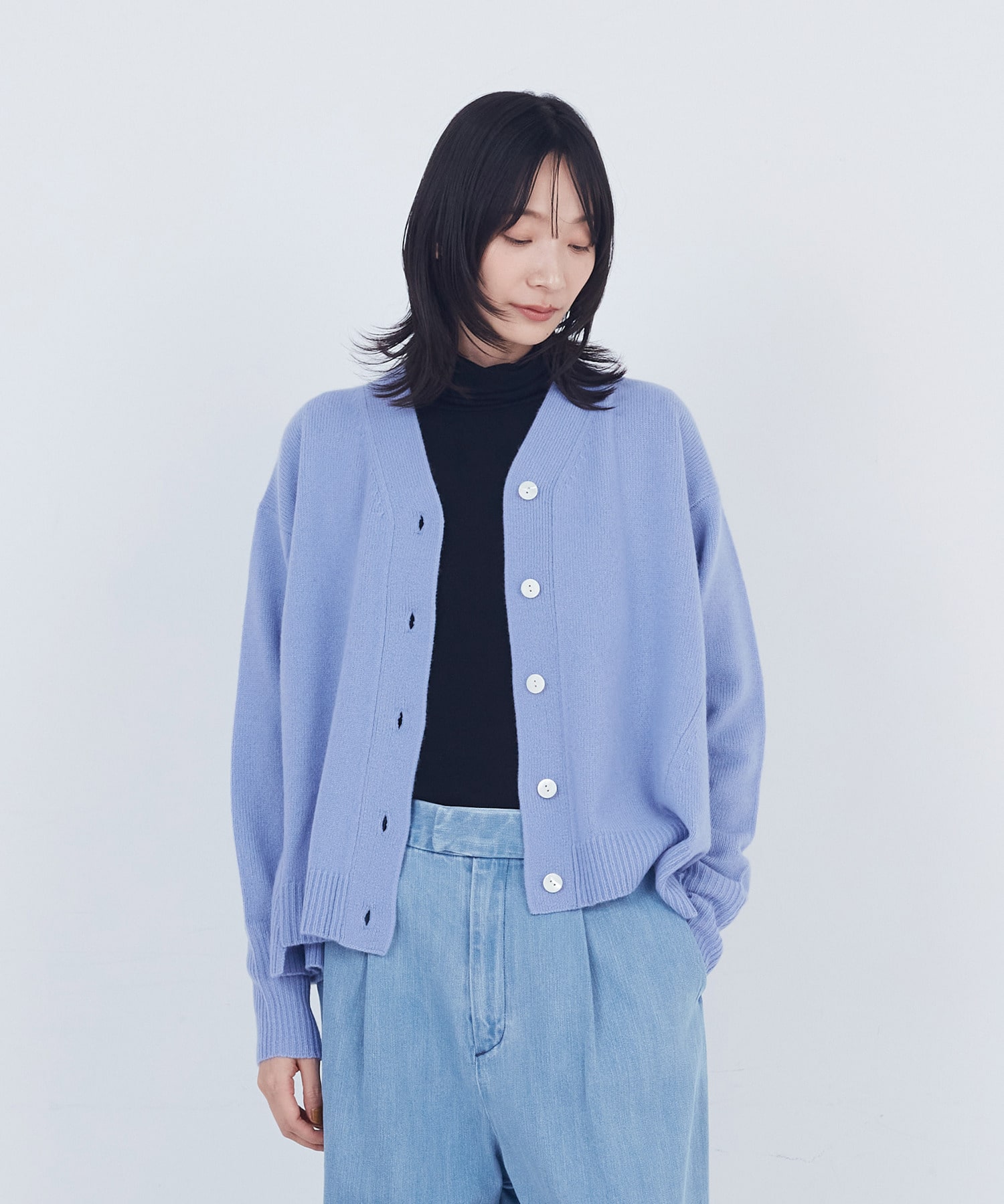 1月お気に入り登録ブランド内2位】ウールカシミヤニットカーディガン