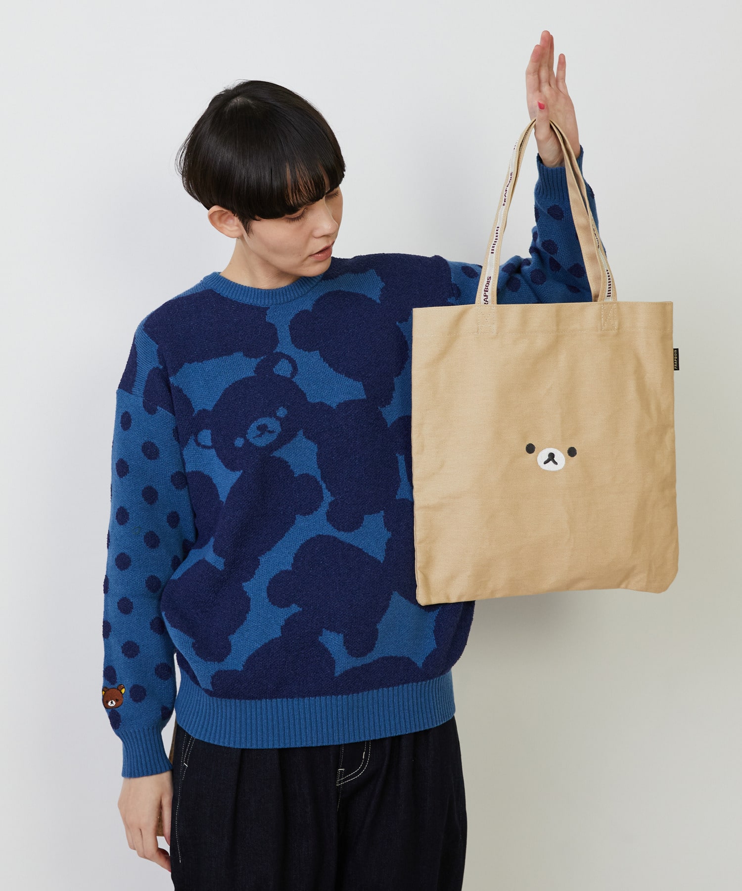 Rilakkuma ロゴトート｜BIGI online store - ビギ オンラインストア