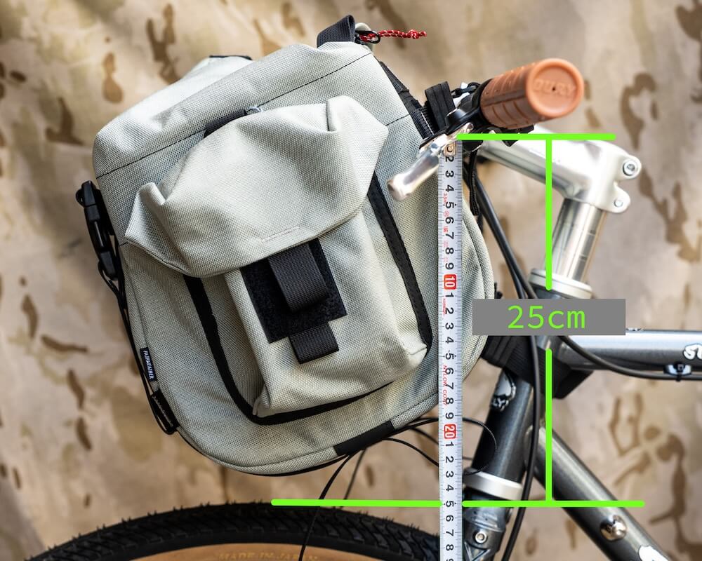 FAIRWEATHER* handlebar bag ADV (black) - BLUE LUG ONLINE STORE