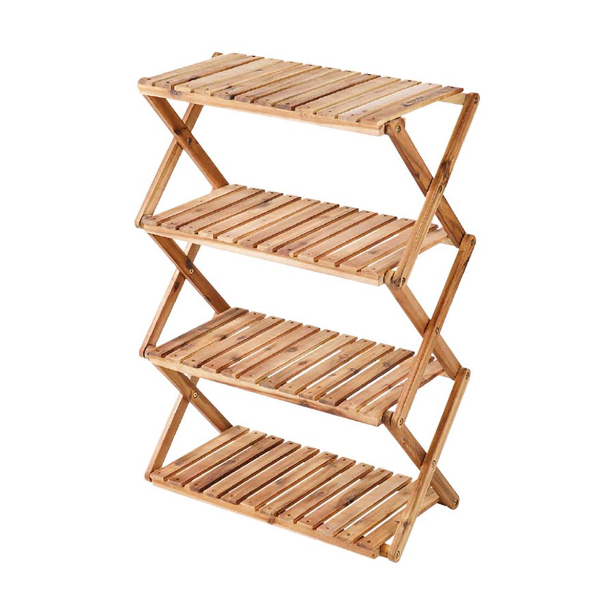 CSクラシックス 木製4段MOVEラック＜600＞ -キャプテンスタッグ公式