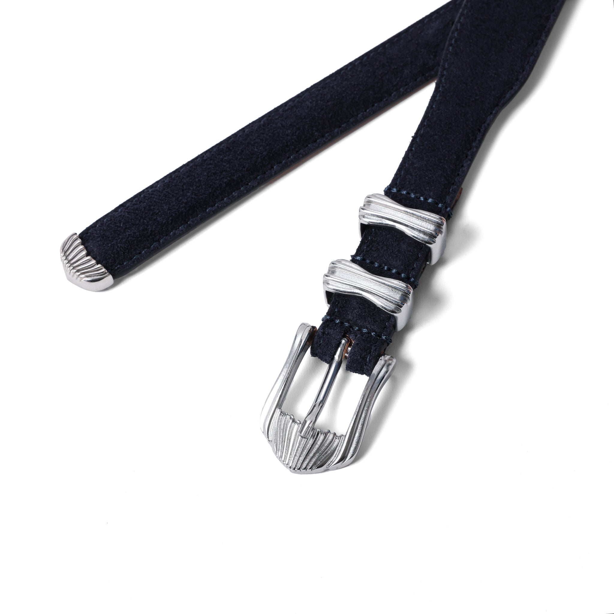 スエードレザー ウェスタンベルト W05｜FATTORIA del CUOIO 本革 20/30mm