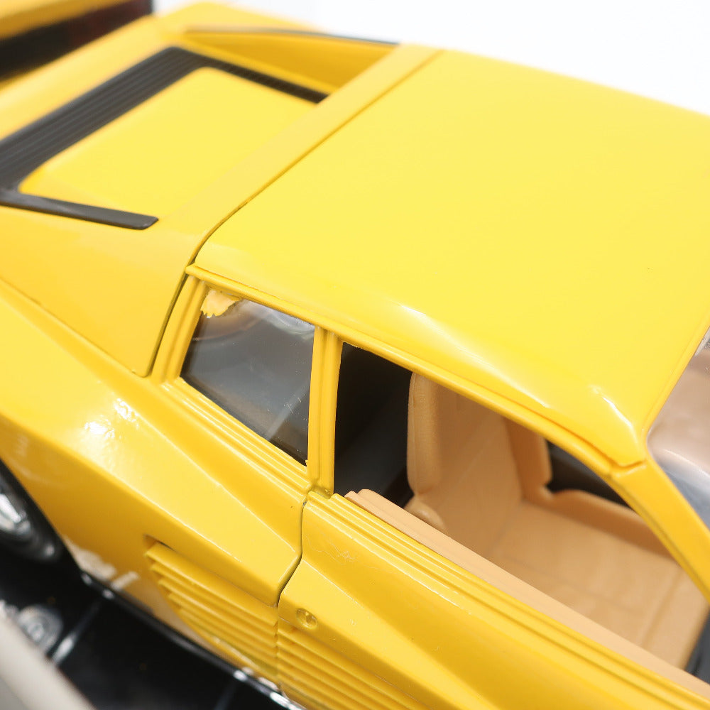 1/18 FERRARI testarossa 1984 イエロー フェラーリテスタロッサ 3019