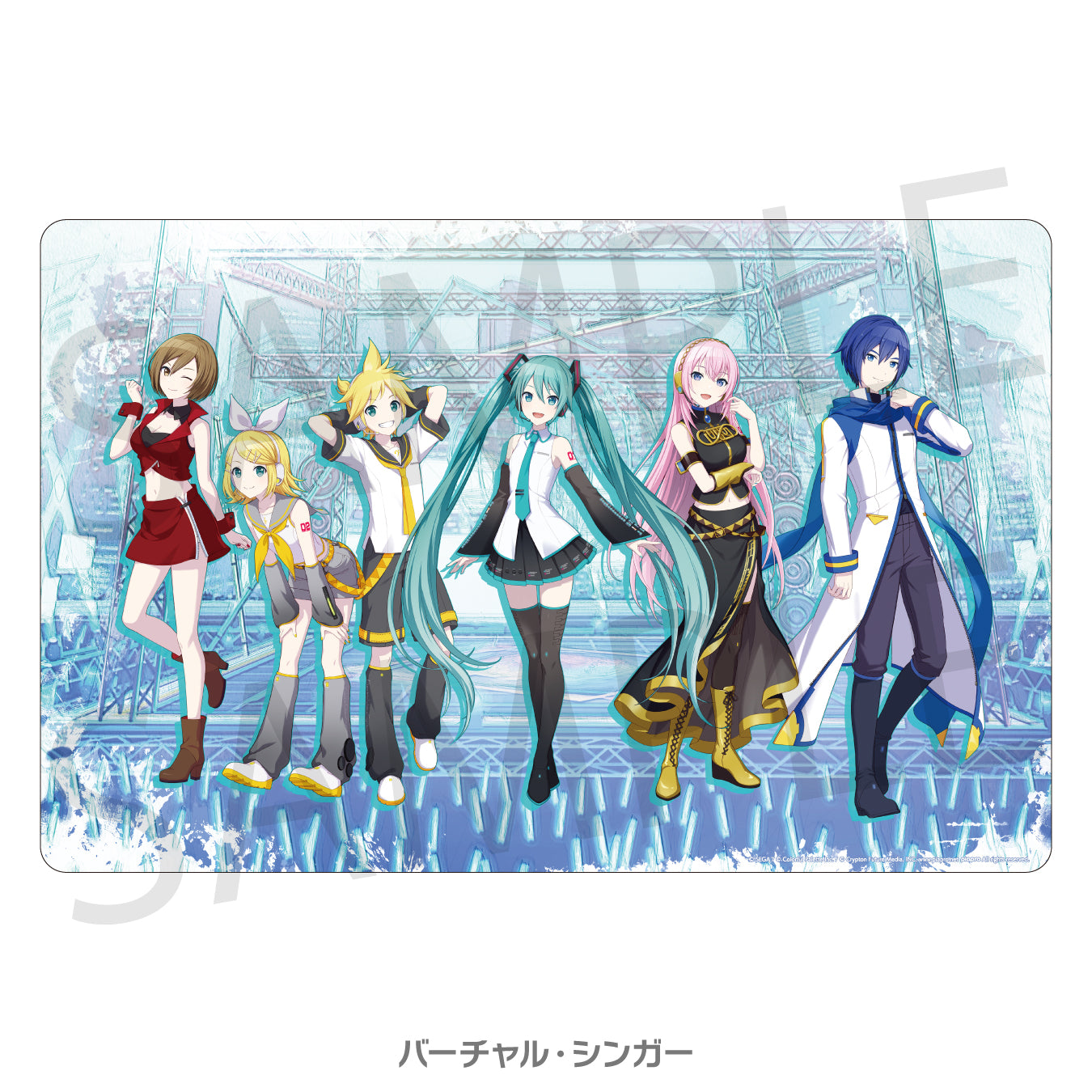 ばっどがーる ラバーマット デスクマット プレイマット マルチマット