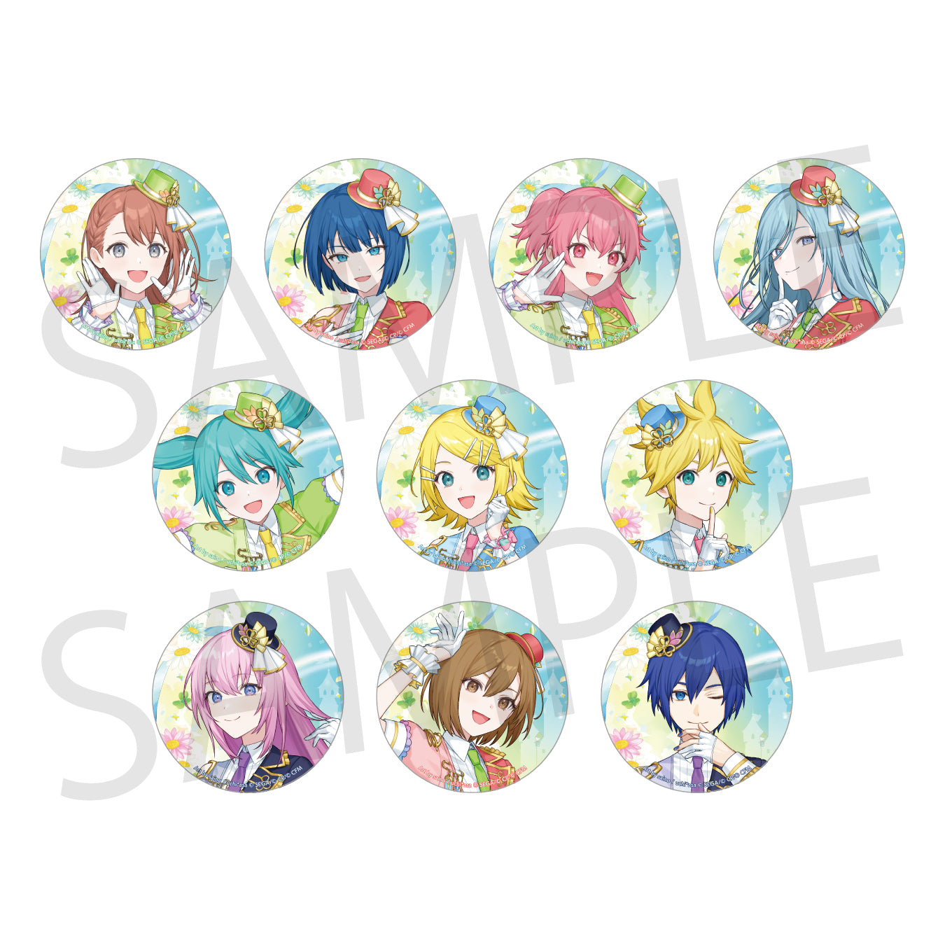 プロセカ 日野森雫 グリ缶 はぐ 34c 予約商品】グリッター缶バッジ