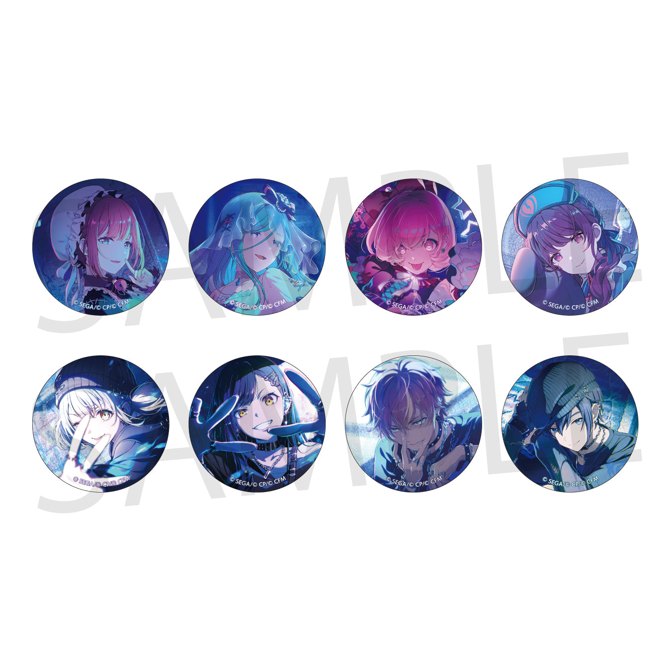 プロセカ 朝比奈まふゆ COLORFUL LIVE 1st Link 缶ミラー プロジェクト