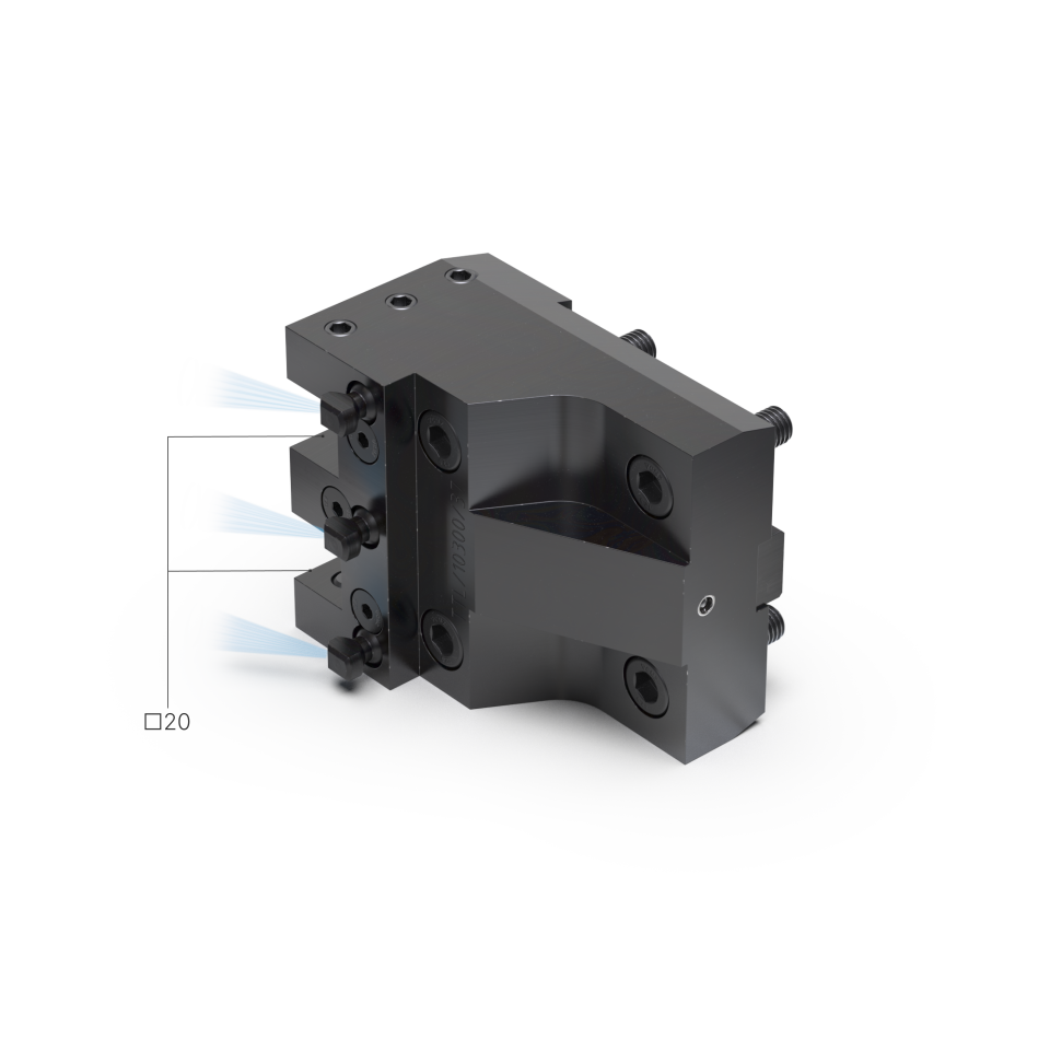 Buy Toolholder for two external square tools of 20x20 - with shift