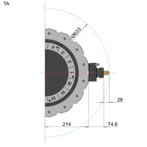 Acquista Portautensile motorizzato radiale con refrigerazione